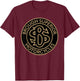 Brough Superior Motorcycles Circular Logo T-Shirt - T-Shirt | Maroon