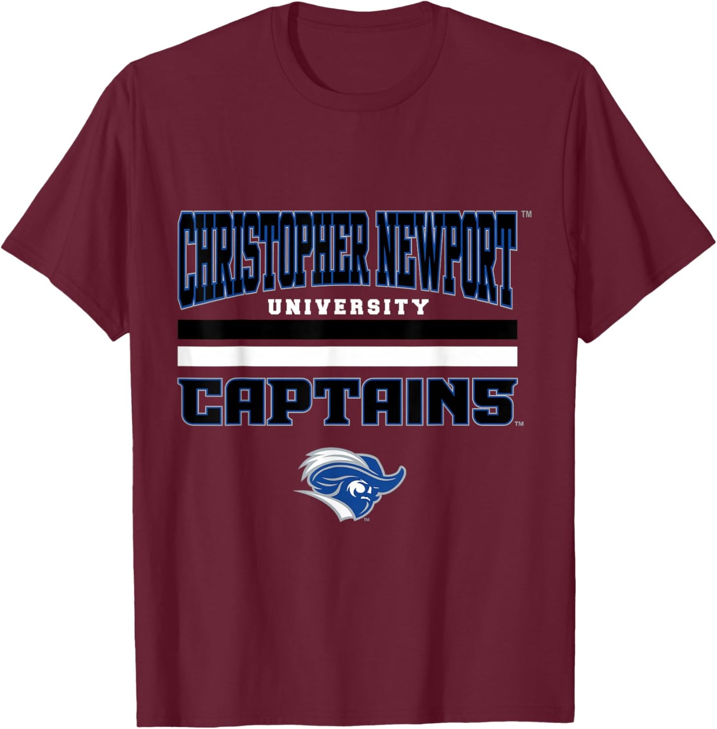 Christopher Newport Captains |NCAA University | VNPCNWP301 T-Shirt - T-Shirt | Maroon