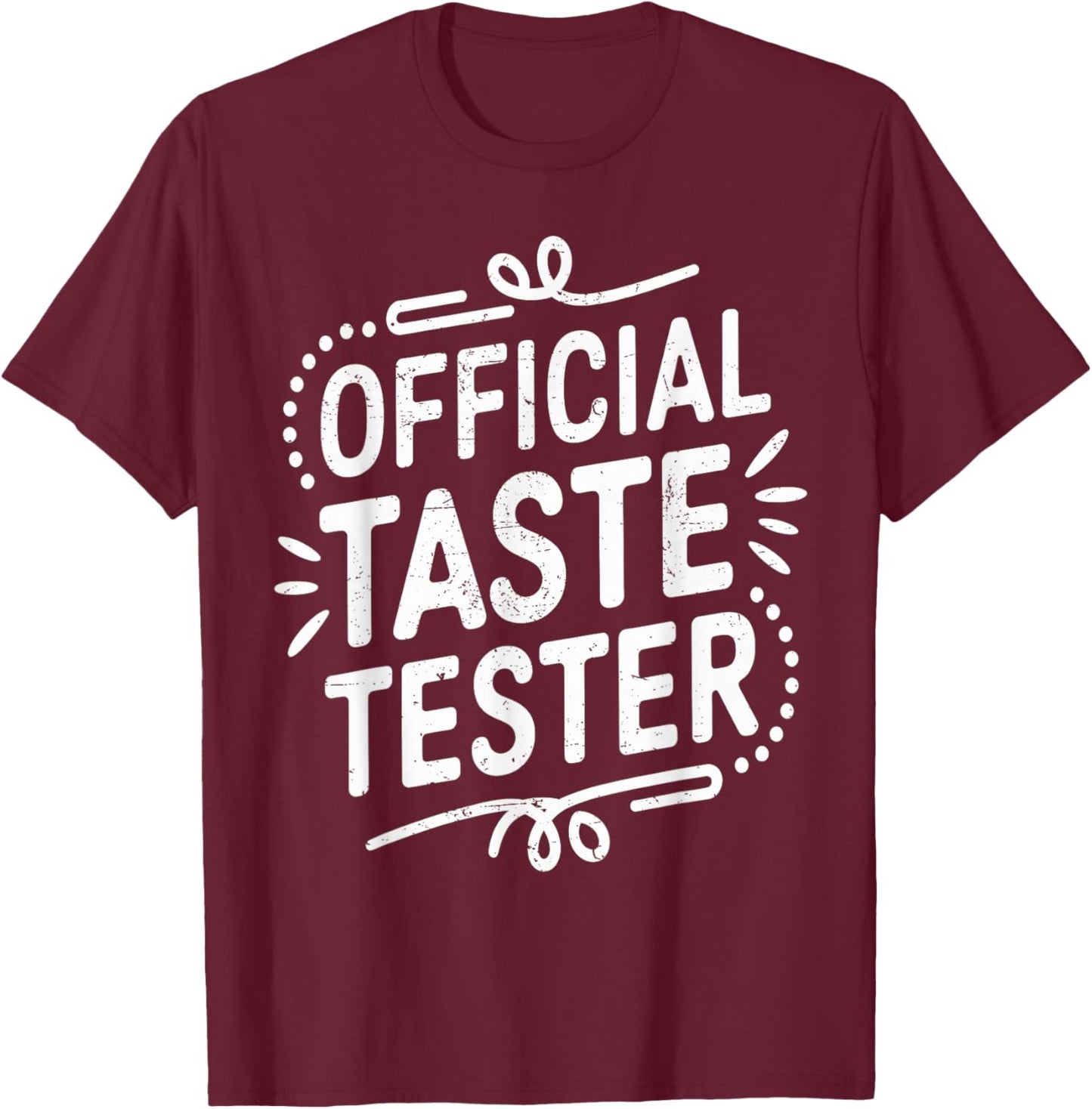 Cook Helper - Official Taste Tester T-Shirt - T-Shirt | Maroon