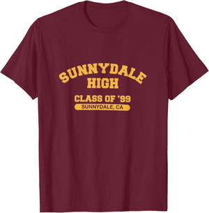 Sunnydale HIGH T-Shirt - T-Shirt | Maroon