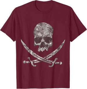 Hoist The Black Flag T-Shirt - T-Shirt | Maroon