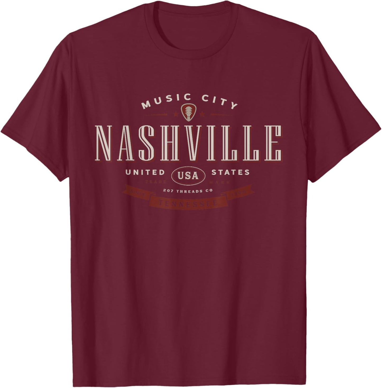 Nashville T-Shirt - T-Shirt | Maroon
