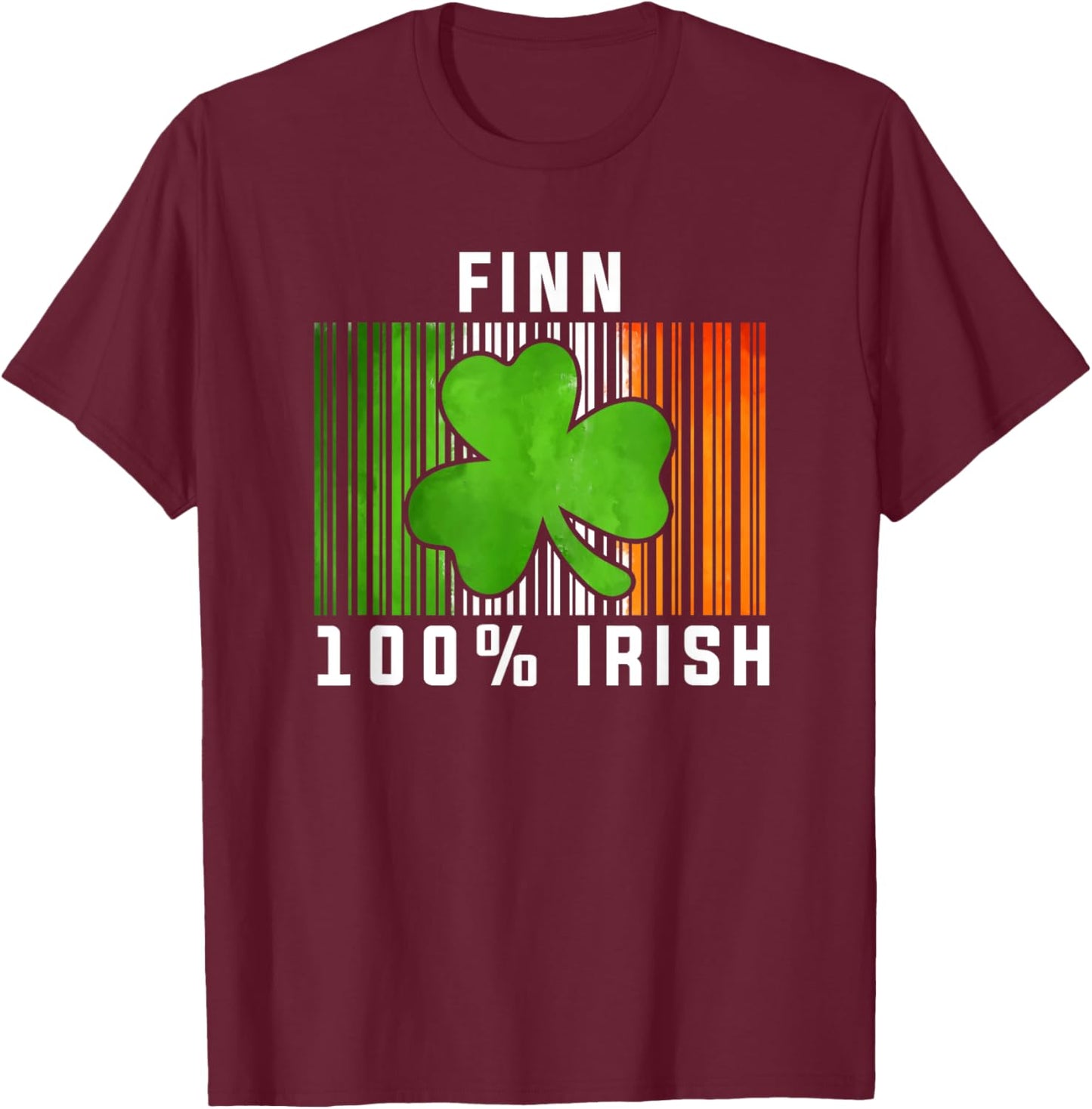 Finn Irish Family Name T-Shirt - T-Shirt | Maroon