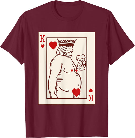 Card Shark We're Kings T-Shirt - T-Shirt | Maroon