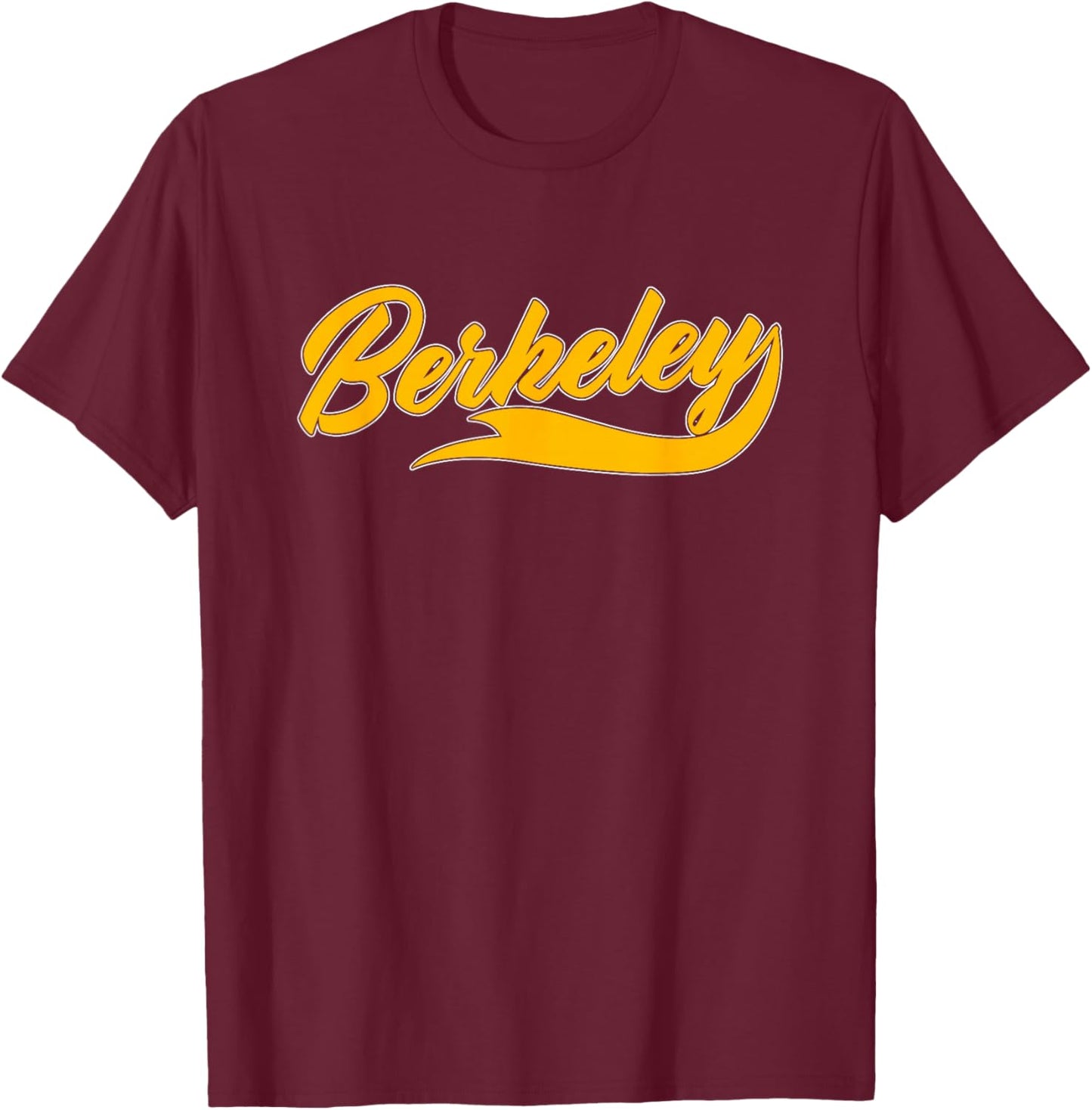 Berkeley California CA T-Shirt - T-Shirt | Maroon