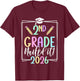 2nd Grade Nailed It 2026 Second Grade Graduation T-Shirt - T-Shirt | Maroon