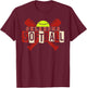 Oklahoma Softball Vintage Kids Team Retro Softball Fan T-Shirt - T-Shirt | Maroon