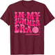 in My Summer Break Era Happy Last Day End of School Teachers T-Shirt - T-Shirt | Maroon