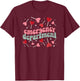 Emergency Department Valentine ER Nurse Valentines Day T-Shirt - T-Shirt | Maroon
