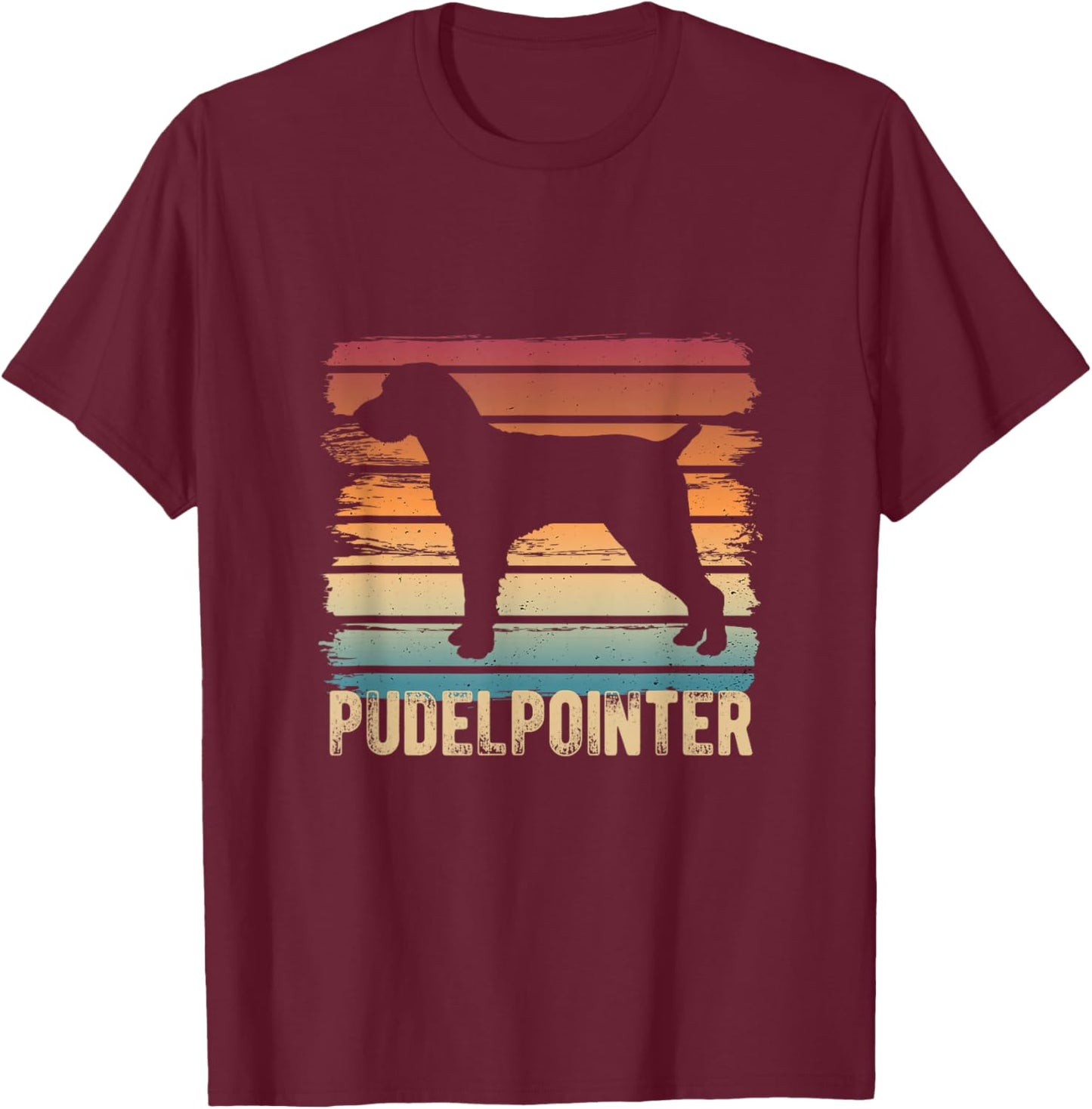 Poodle Pointer for Dogs T-Shirt - T-Shirt | Maroon