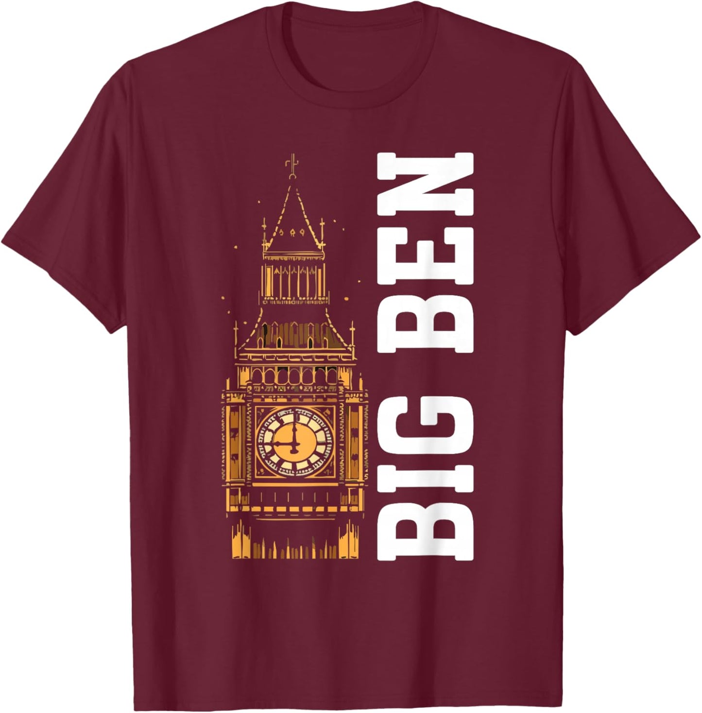 Big Ben T-Shirt - T-Shirt | Maroon
