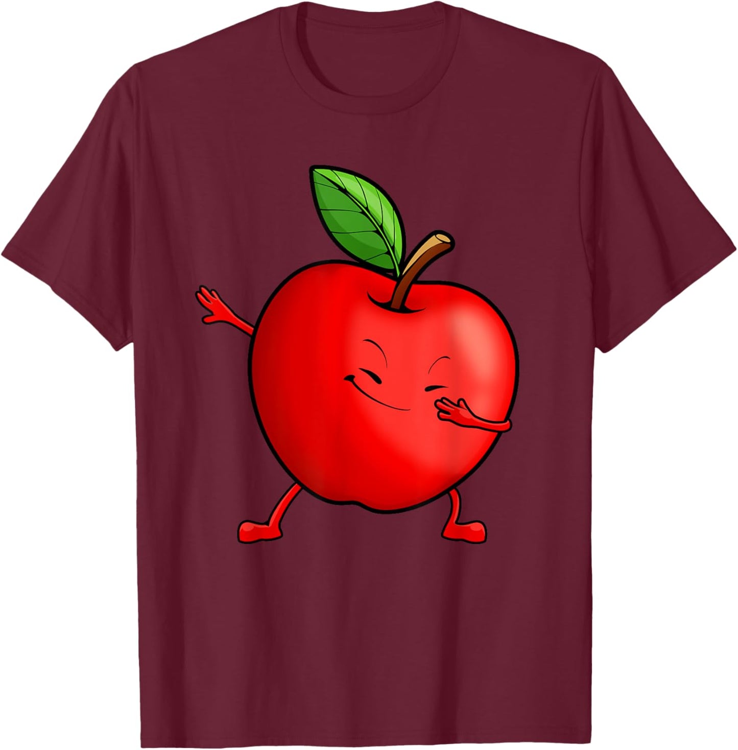 Apple Design For Boys Kids Toddler Fruit Apple Picking Apple T-Shirt - T-Shirt | Maroon