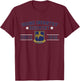 502nd Infantry Regiment Veteran Military Father Day Xmas T-Shirt - T-Shirt | Maroon