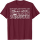 There was Jesus in The Waiting Searching Healing Hurting T-Shirt - T-Shirt | Maroon