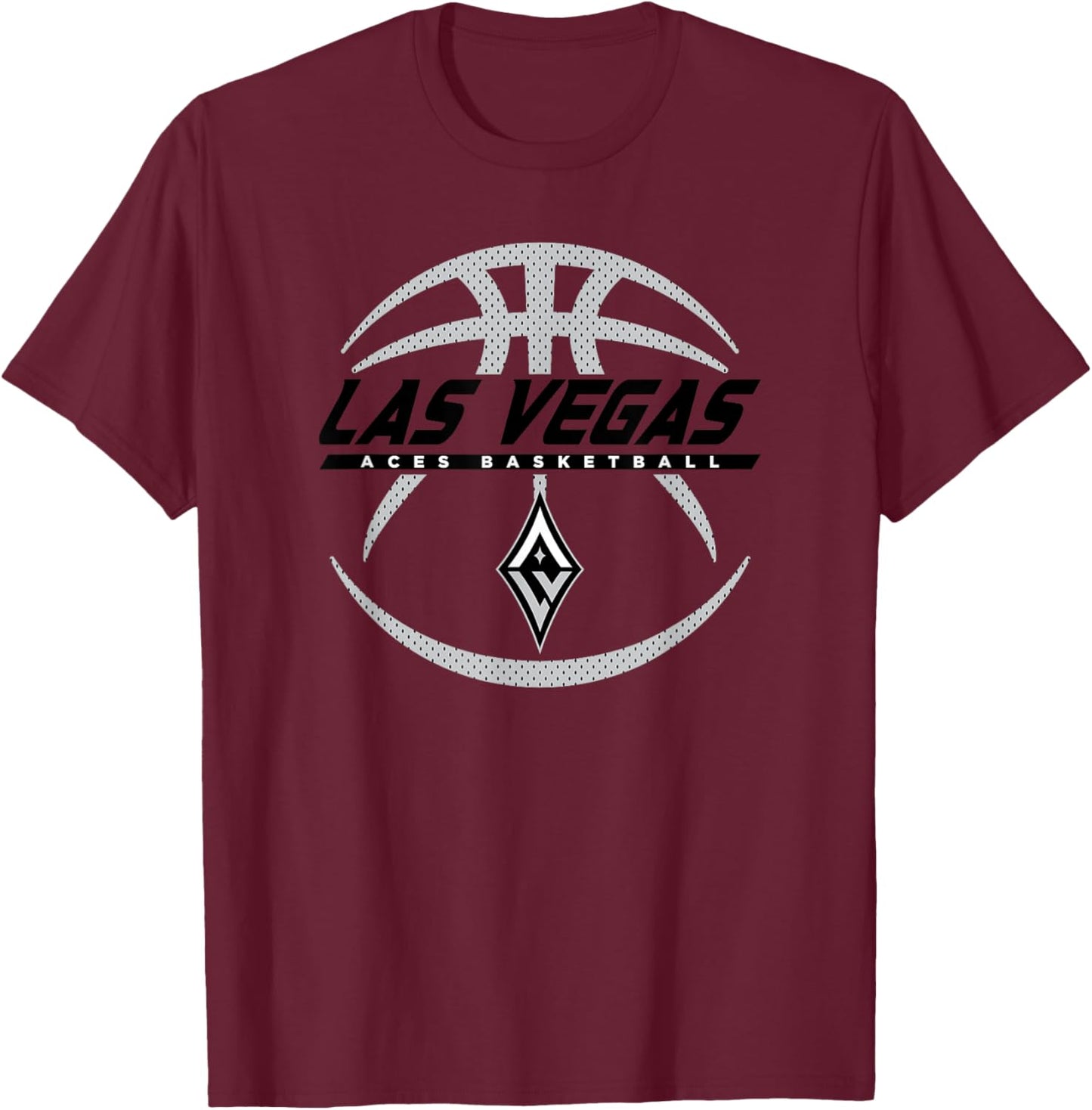 WNBA Las Vegas Aces The Rock T-Shirt - T-Shirt | Maroon