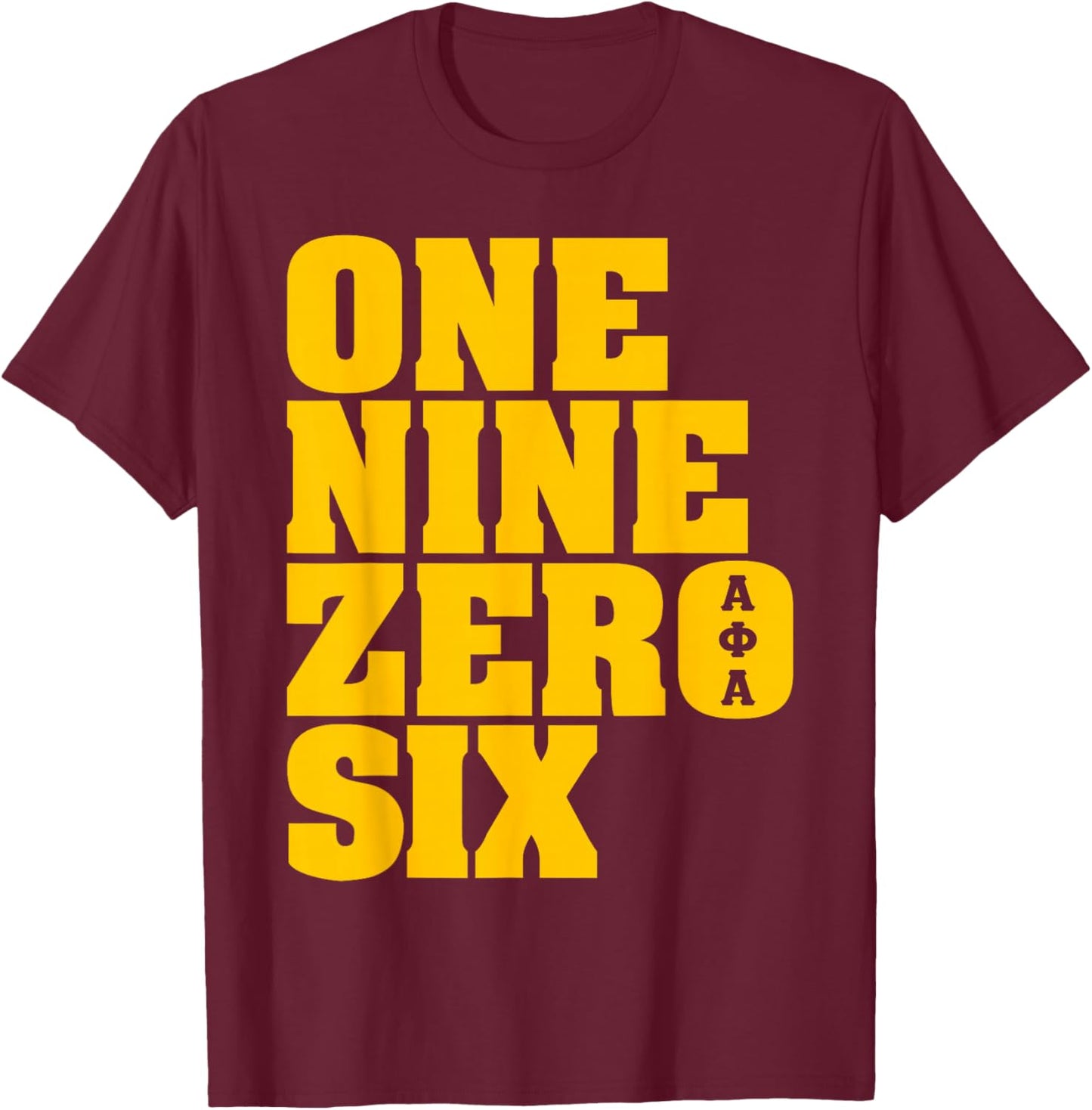 Alpha African 1906 Fraternity T-Shirt - T-Shirt | Maroon