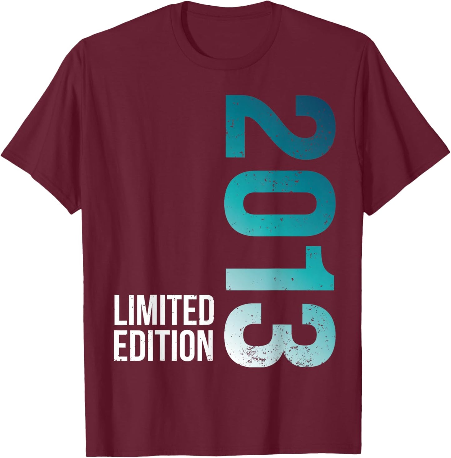 13th Birthday Boy Decoration 2013 13th Birthday T-Shirt - T-Shirt | Maroon
