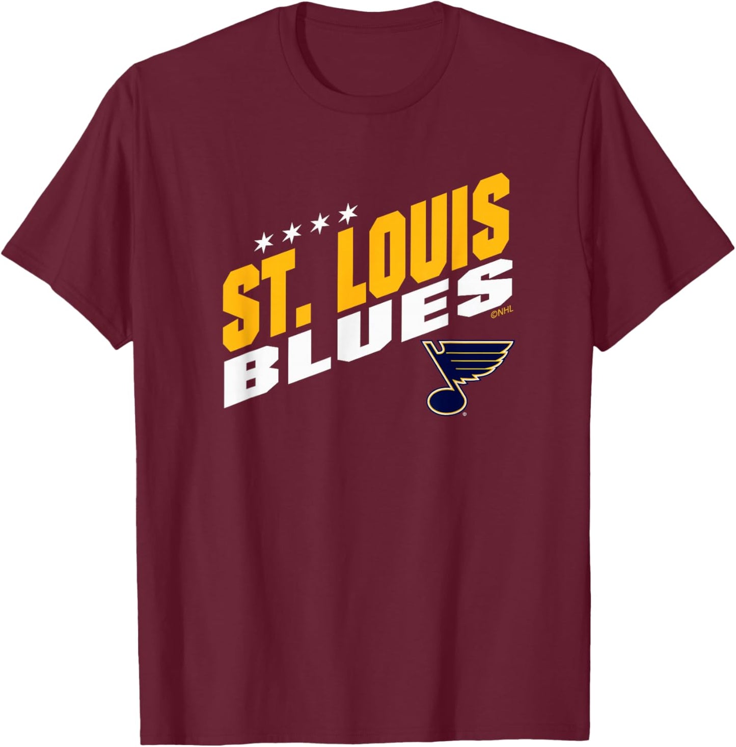 St. Louis Blues Fuel Royal Officially Licensed T-Shirt - T-Shirt | Maroon