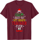 All Is Calm Said No 1st Grade Teacher Ever Christmas Teacher T-Shirt - T-Shirt | Maroon