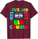 Leveling Up To Big Cousin Shirt Game Controller Kids Toddler T-Shirt - T-Shirt | Maroon