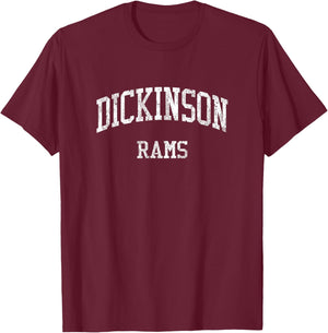 Dickinson High School HS Jersey City NJ Vintage Sports T-Shirt - T-Shirt | Maroon