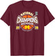 Michigan Wolverines National Champs 2026 Men's Basketball T-Shirt - T-Shirt | Maroon