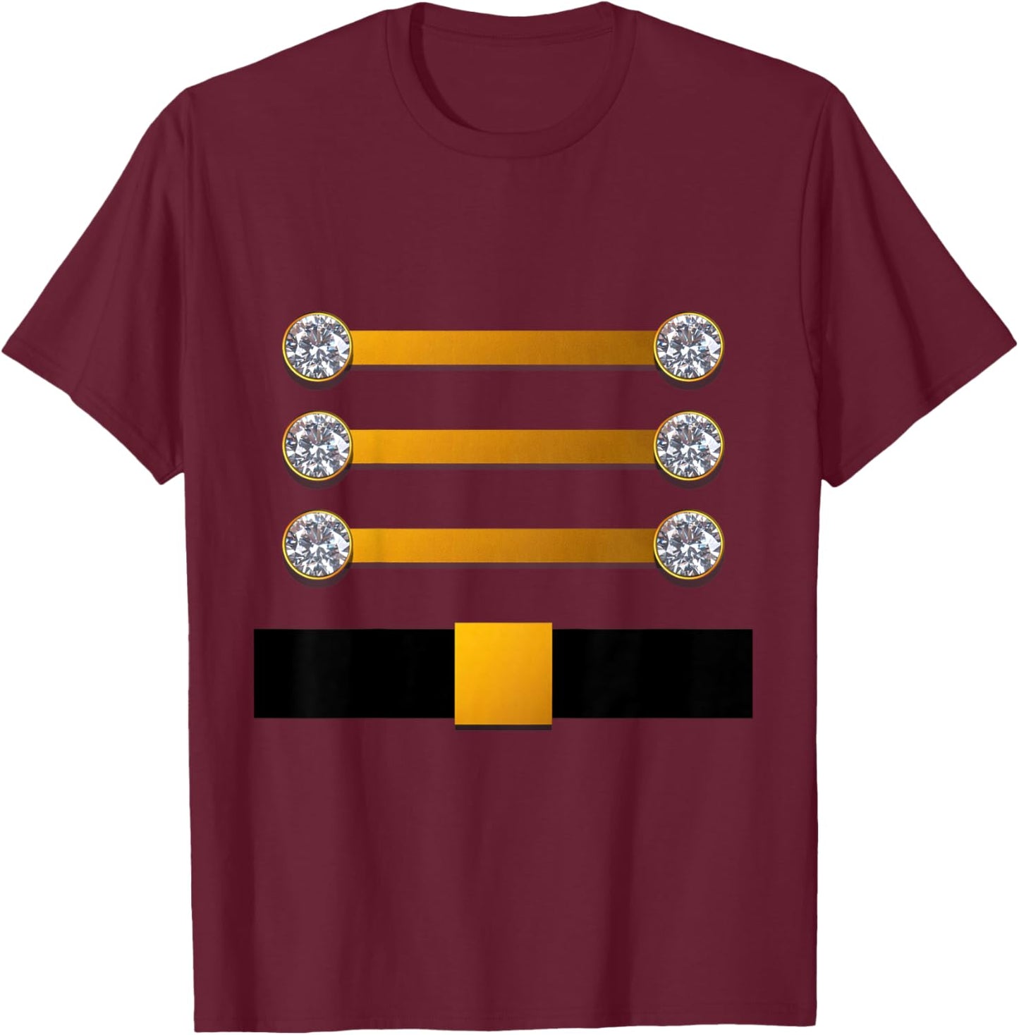 Kids Nutcracker Costume Christmas Little Drummer Boy Outfit T-Shirt - T-Shirt | Maroon