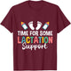 Time for Some Lactation Consultant Support IBCLC T-Shirt - T-Shirt | Maroon
