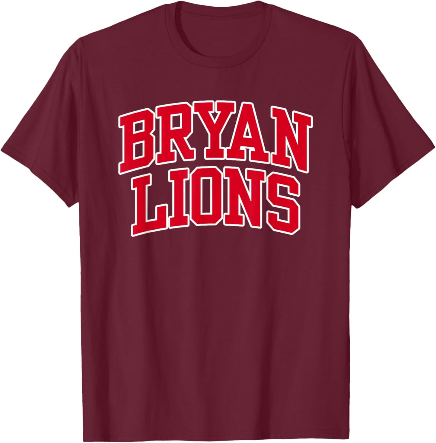 Bryan College Lions Apparel Sports Fan T-Shirt - T-Shirt | Maroon