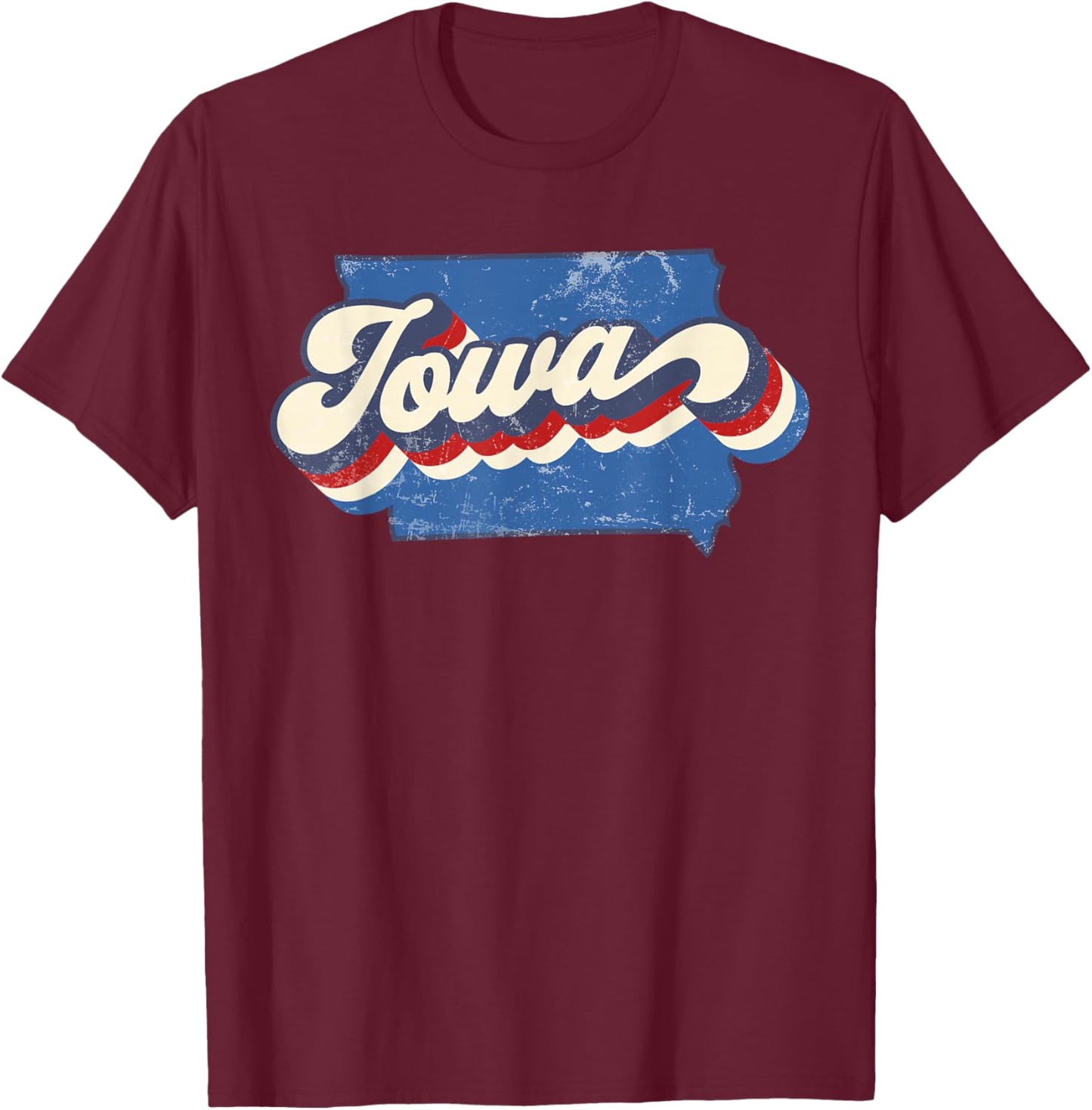 Iowa T-Shirt - T-Shirt | Maroon