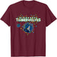 NBA Minnesota Timberwolves Christmas Lights Holiday T-Shirt - T-Shirt | Maroon