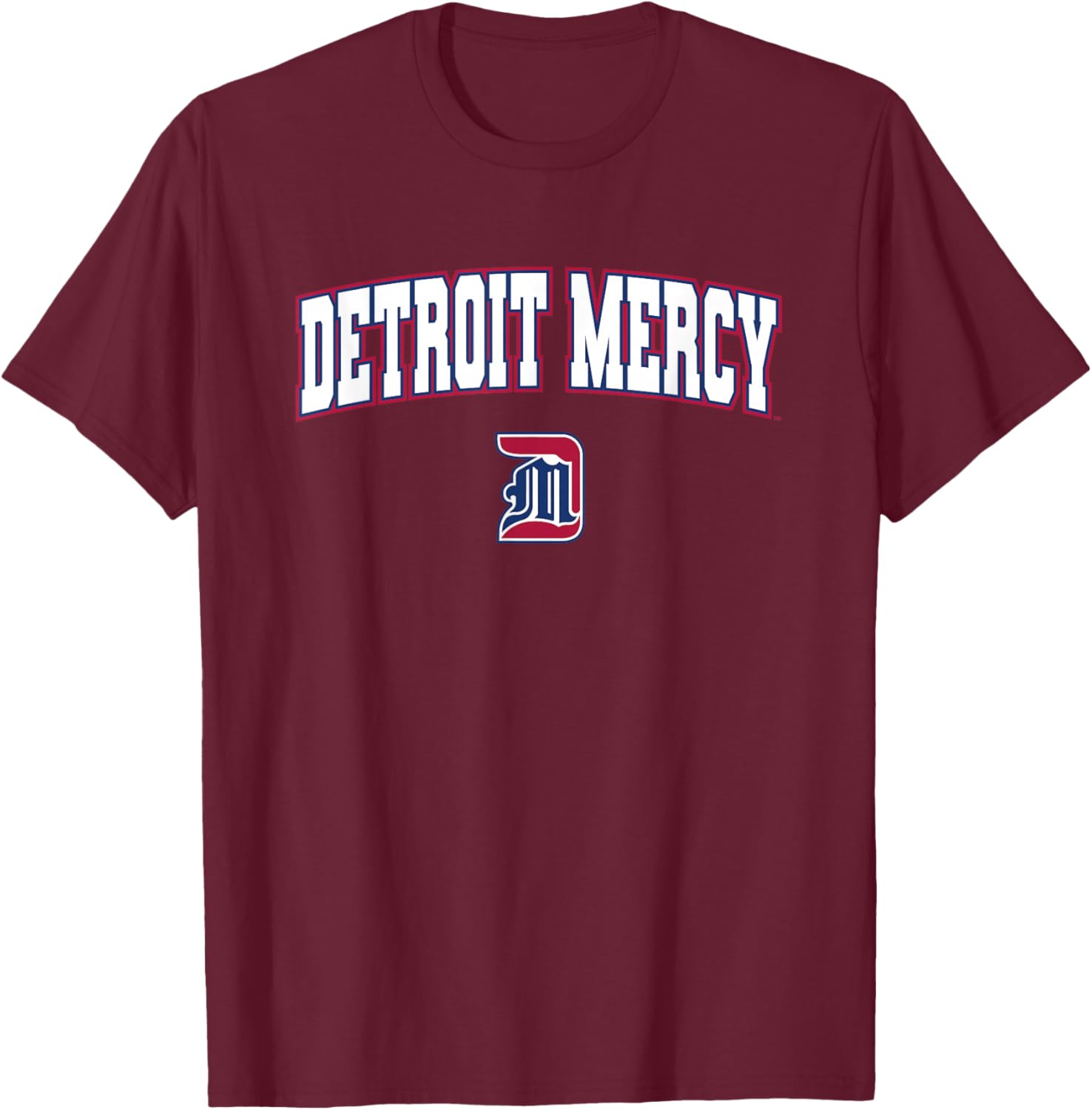 University of Detroit Mercy Titans Arch Logo T-Shirt - T-Shirt | Maroon