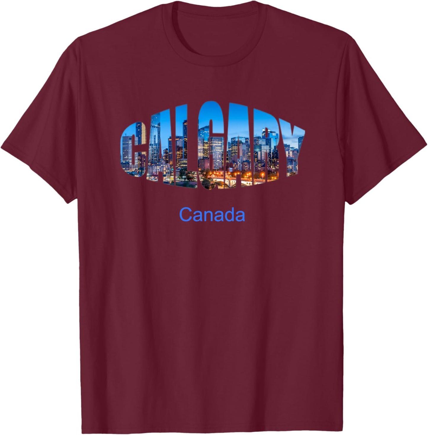 Voyage à Calgary Canada Haut de Gamme T-Shirt - T-Shirt | Maroon