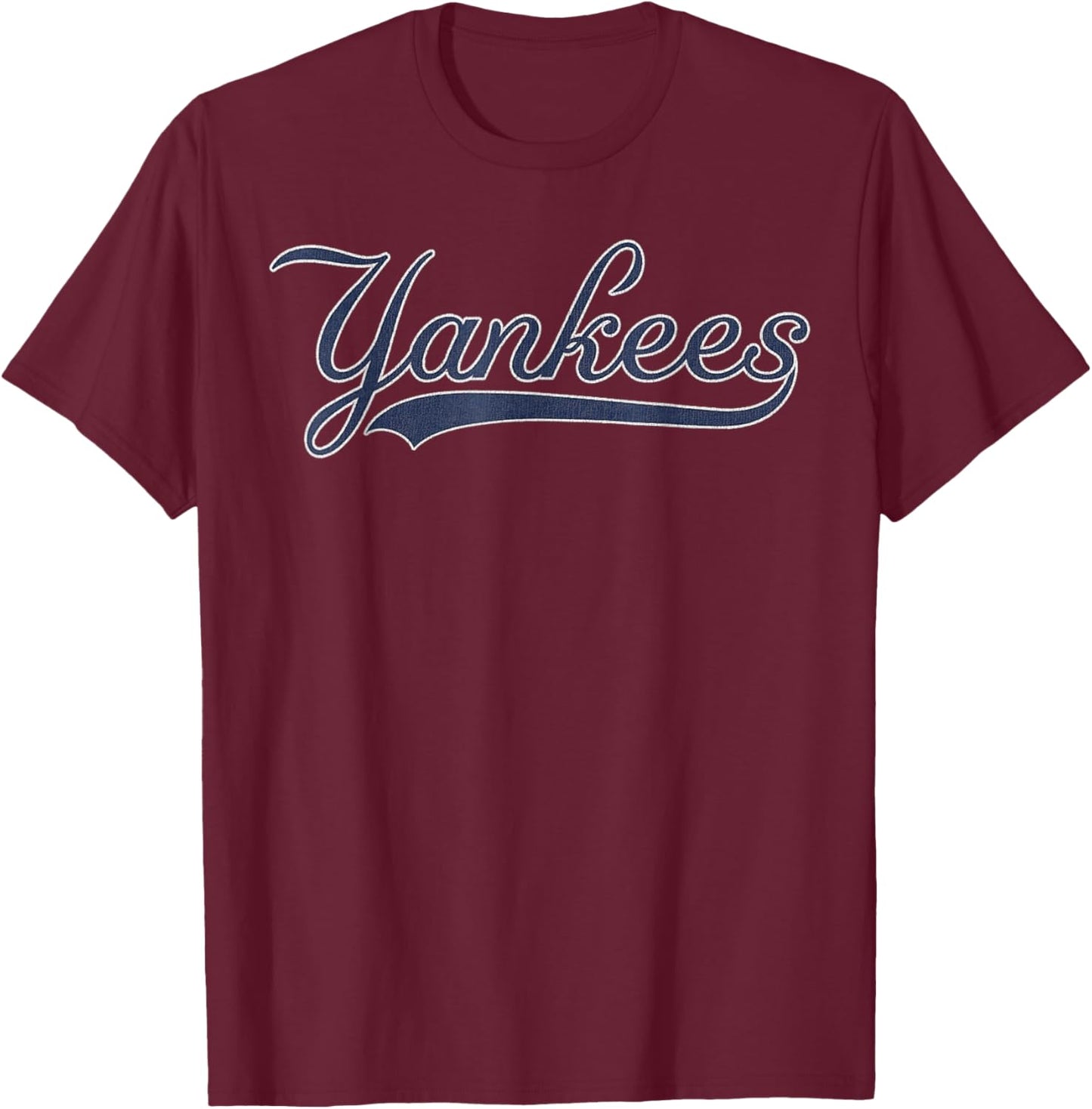 Vintage Yankees Retro Style 70s 80s First Name Personalized T-Shirt - T-Shirt | Maroon