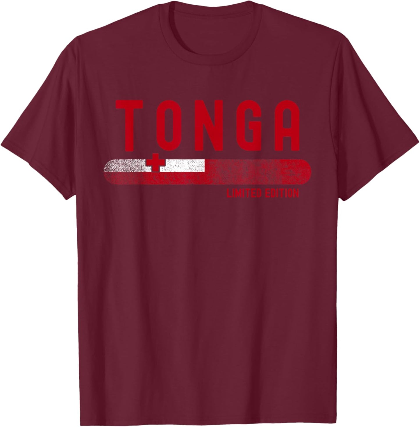 Tonga Flag | Men Women Kids | Patriotic Tongan T-Shirt - T-Shirt | Maroon