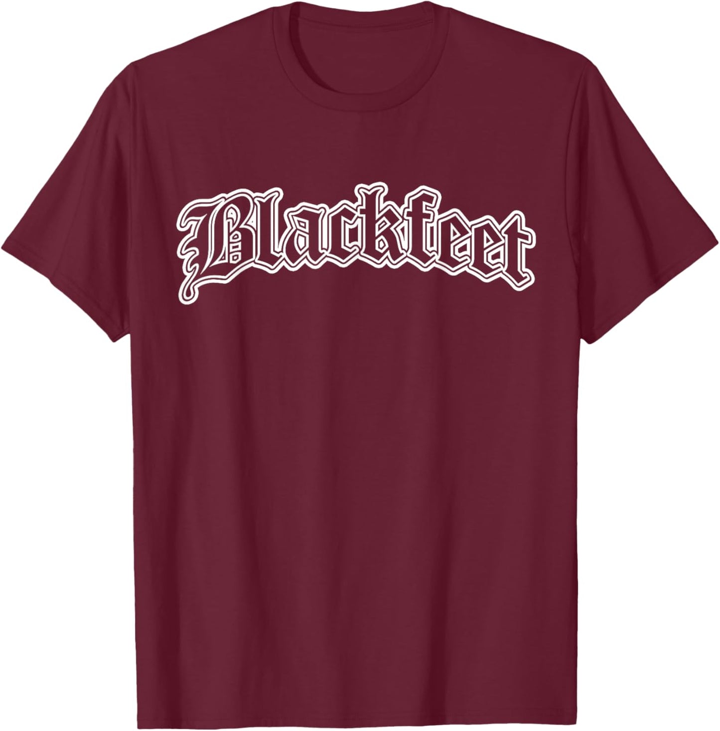 Blackfeet Native American Indian T-Shirt - T-Shirt | Maroon