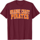 Orange Coast College Apparel Sports Fan T-Shirt - T-Shirt | Maroon
