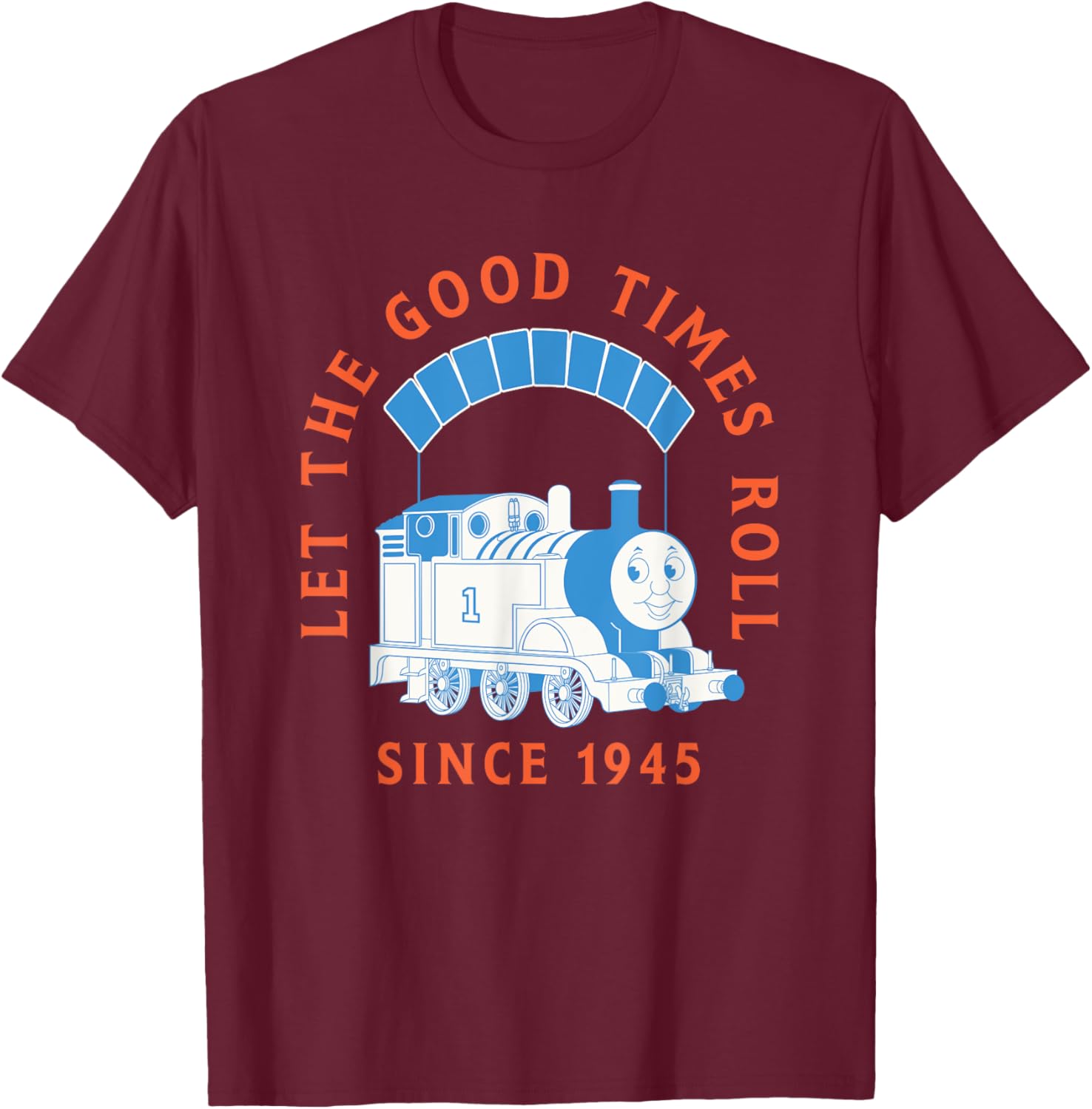 Thomas & Friends Let the Good Times Roll T-Shirt - T-Shirt | Maroon