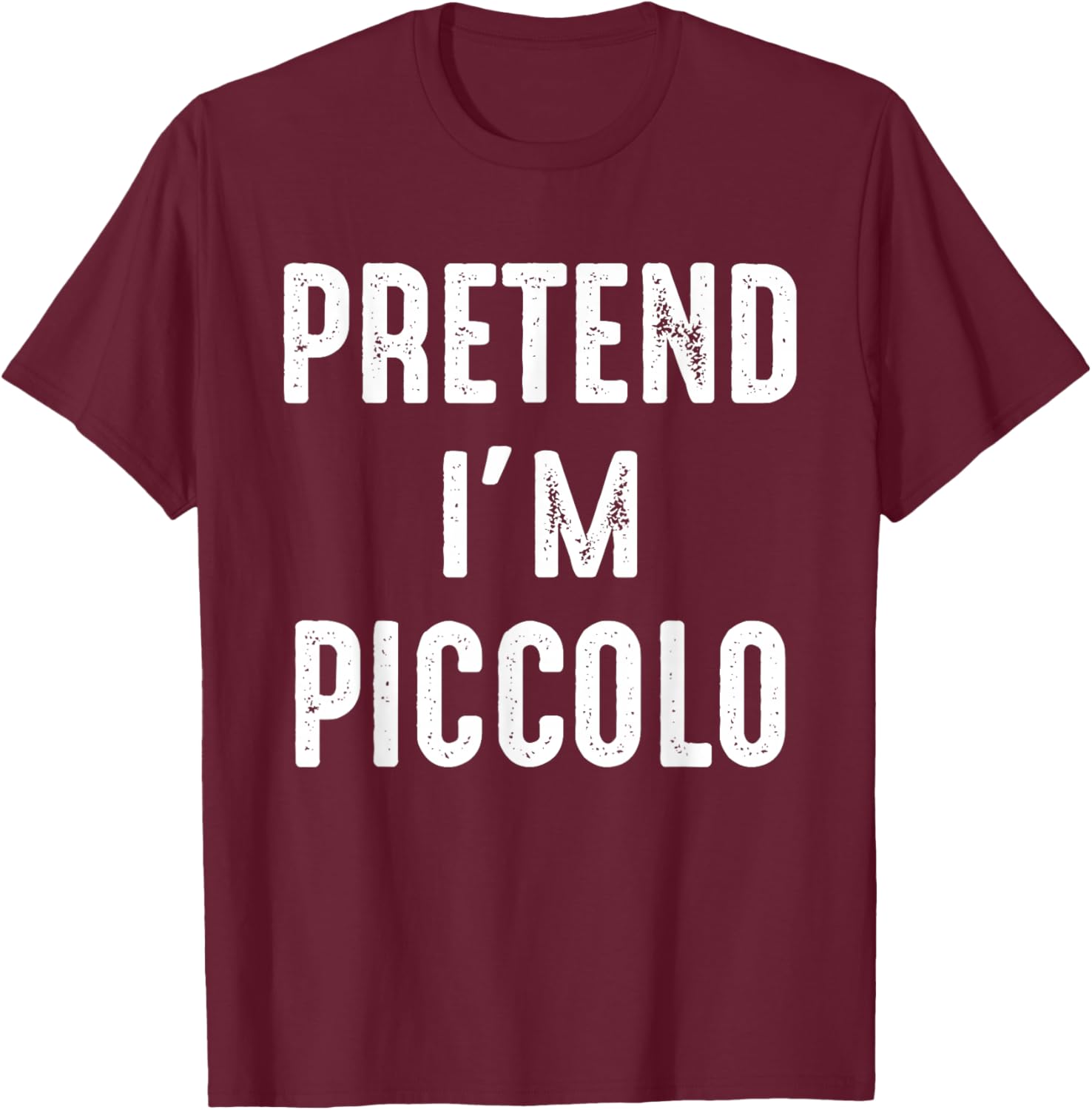 Pretend I'm Piccolo Family Matching Halloween Costume T-Shirt - T-Shirt | Maroon
