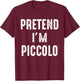 Pretend I'm Piccolo Family Matching Halloween Costume T-Shirt - T-Shirt | Maroon