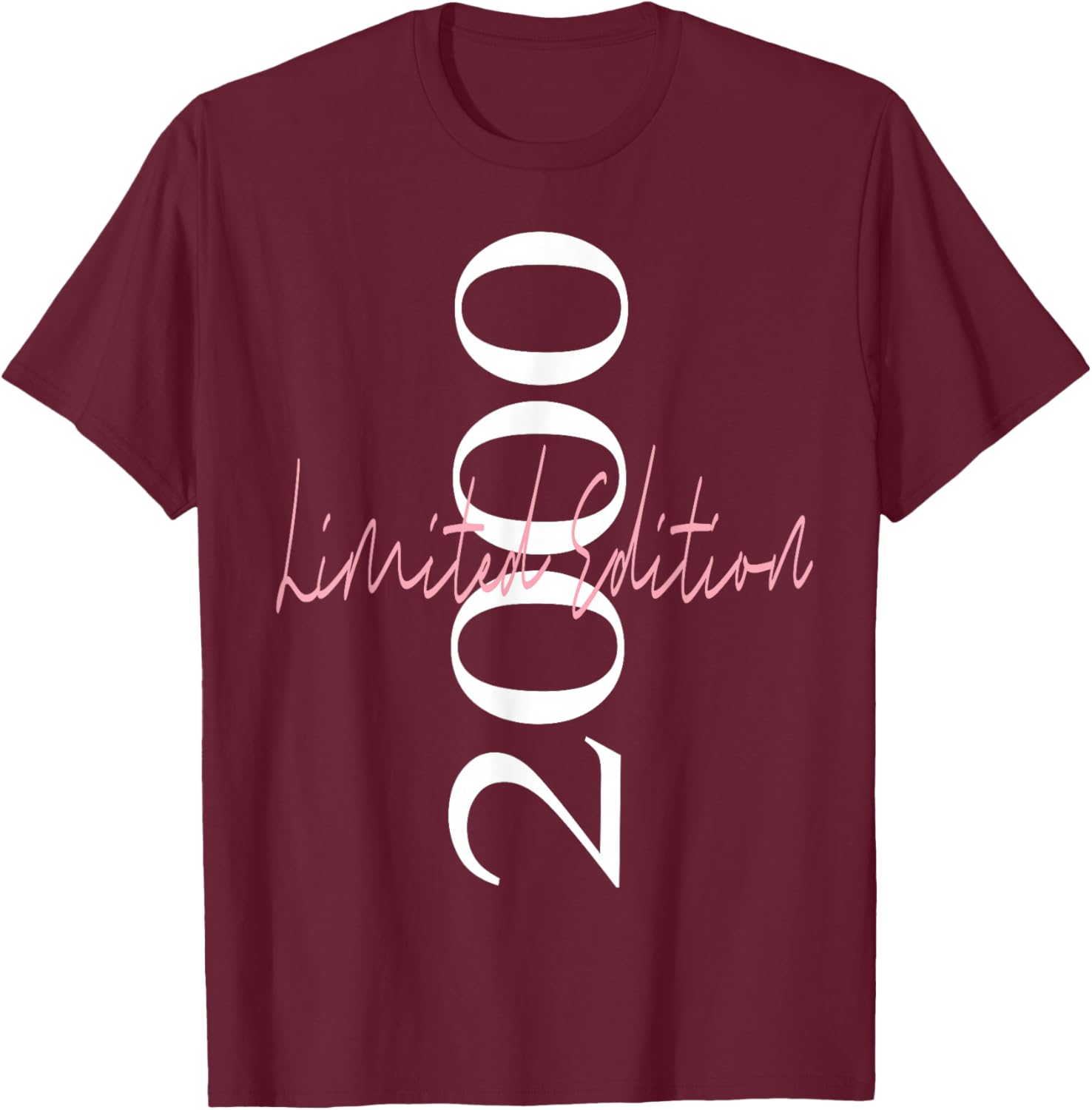 Limited Edition 2000 Birthday 2000 Born 2000 Vintage T-Shirt - T-Shirt | Maroon