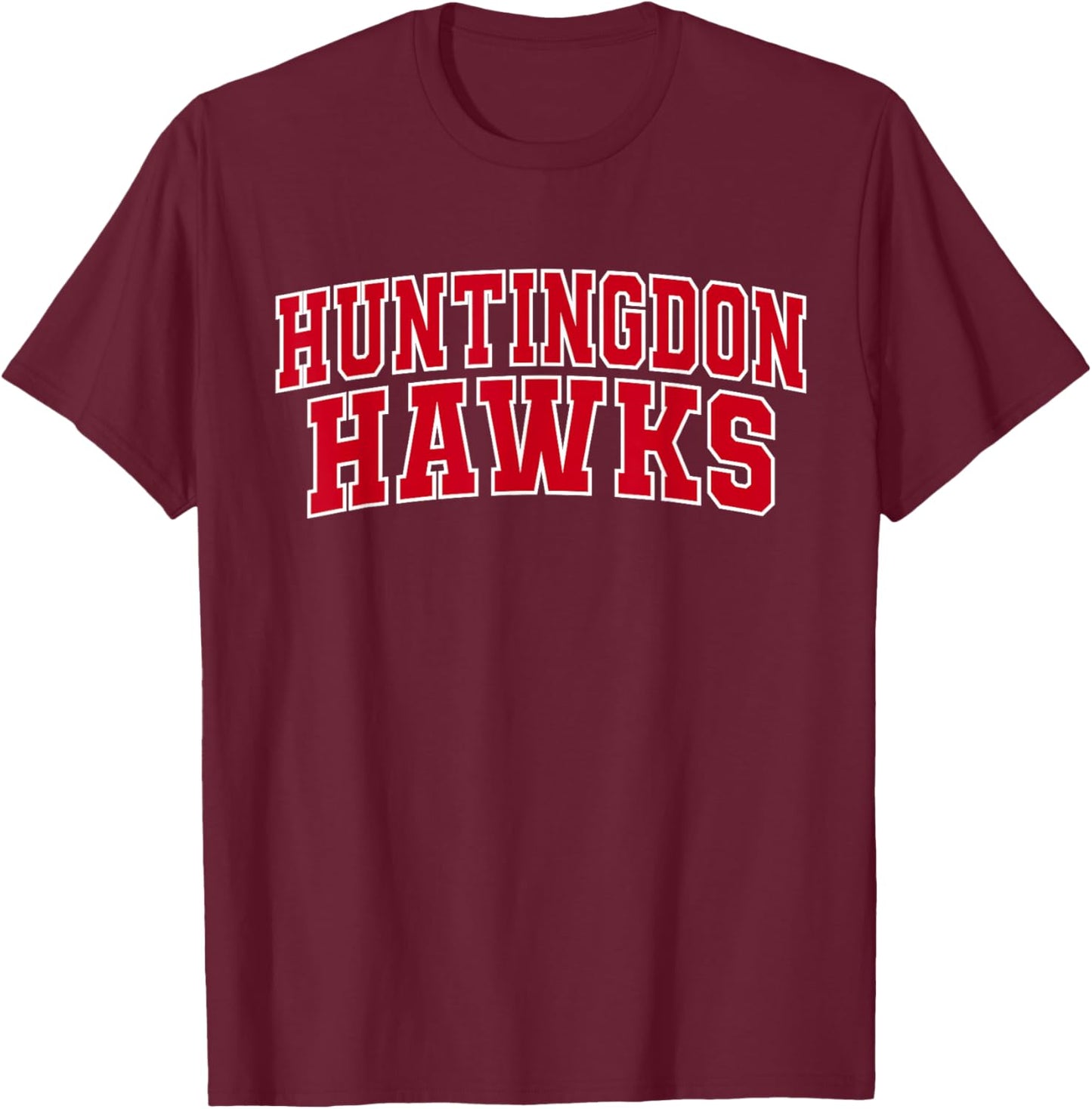Huntingdon College Hawks Apparel Sports Fan T-Shirt - T-Shirt | Maroon