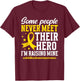 Childhood Cancer Awareness Month Proud Childhood Cancer Dad T-Shirt - T-Shirt | Maroon