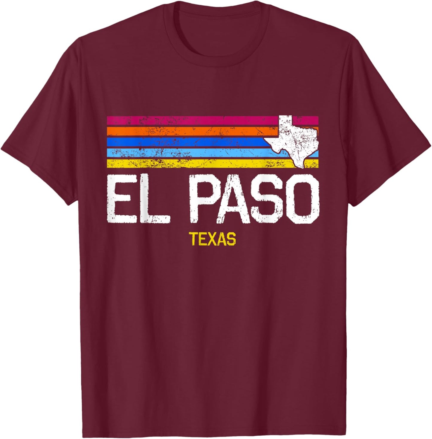 Texas TX Gifts T-Shirt - T-Shirt | Maroon