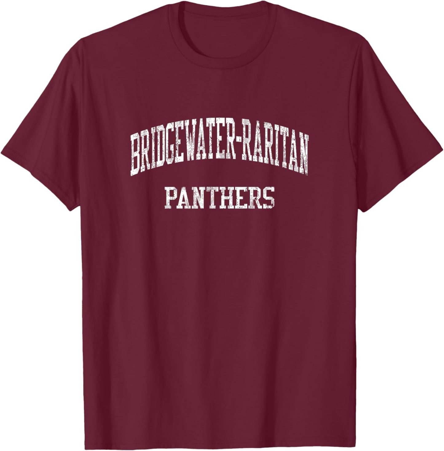 Bridgewater-Raritan High School HS Bridgewater NJ Vintage Sp T-Shirt - T-Shirt | Maroon