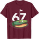Golf 67 Six Seven Alpha Slang 6 7 Meme Kids Golfer Golfing T-Shirt - T-Shirt | Maroon
