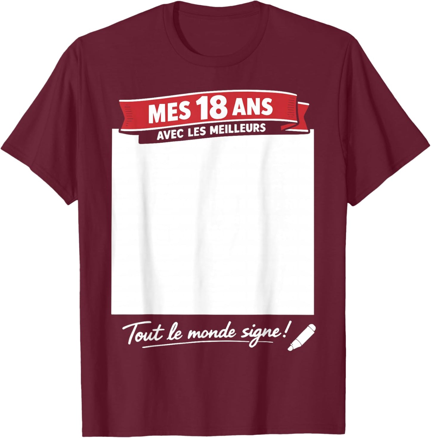 18th Birthday Boy Girl 18 Years 2008 Funny Gift T-Shirt - T-Shirt | Maroon