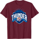 NBA Official Oklahoma City Thunder Kickout T-Shirt - T-Shirt | Maroon