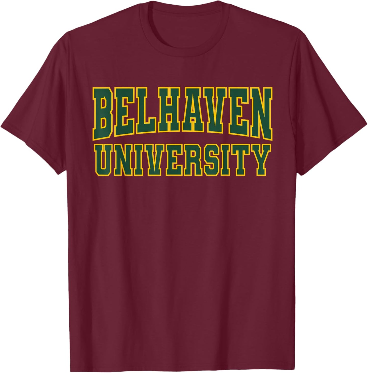 Belhaven University Jackson and Madison Apparel Sports Fan T-Shirt - T-Shirt | Maroon