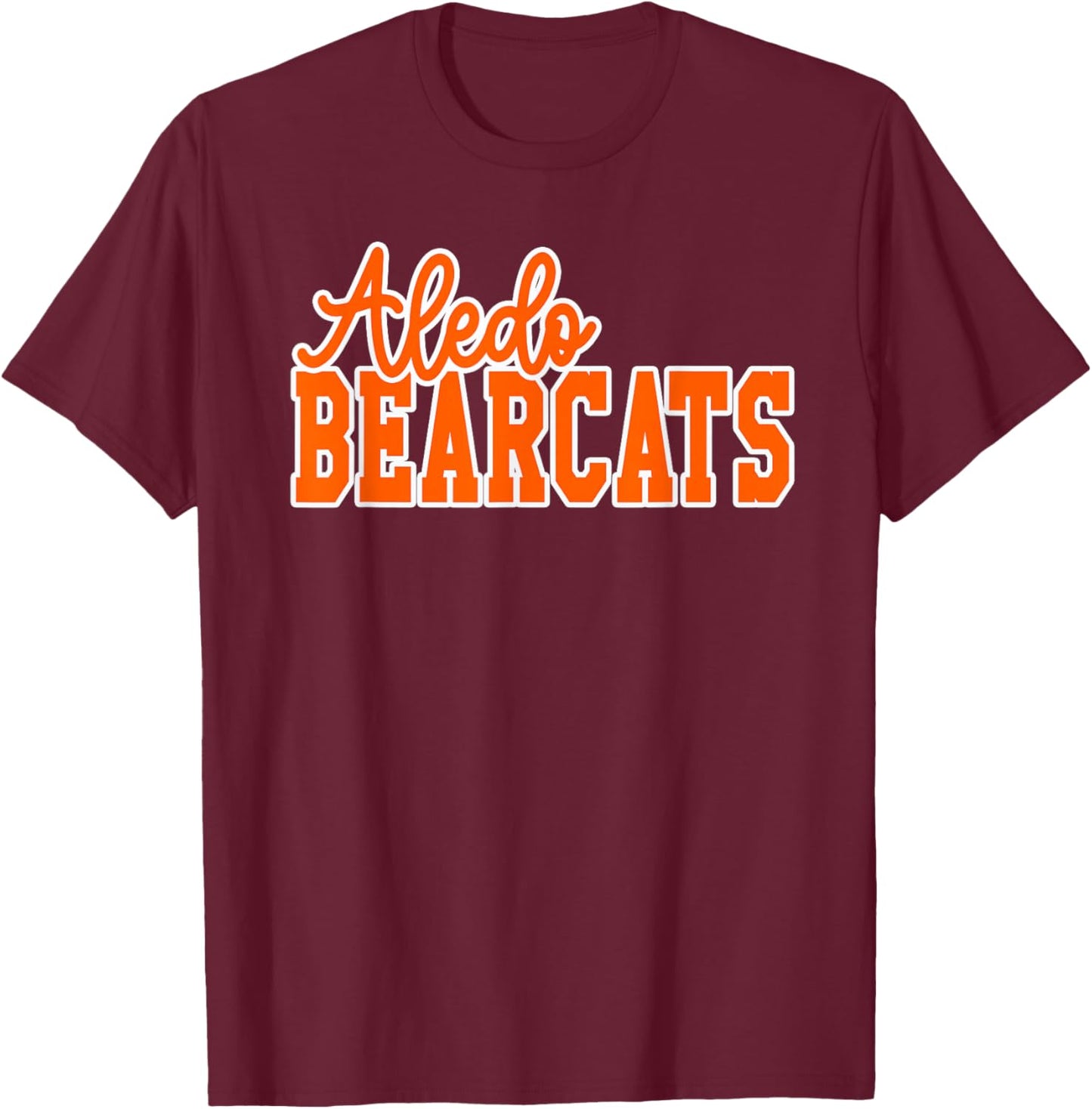 Aledo High School Bearcats T-Shirt - T-Shirt | Maroon